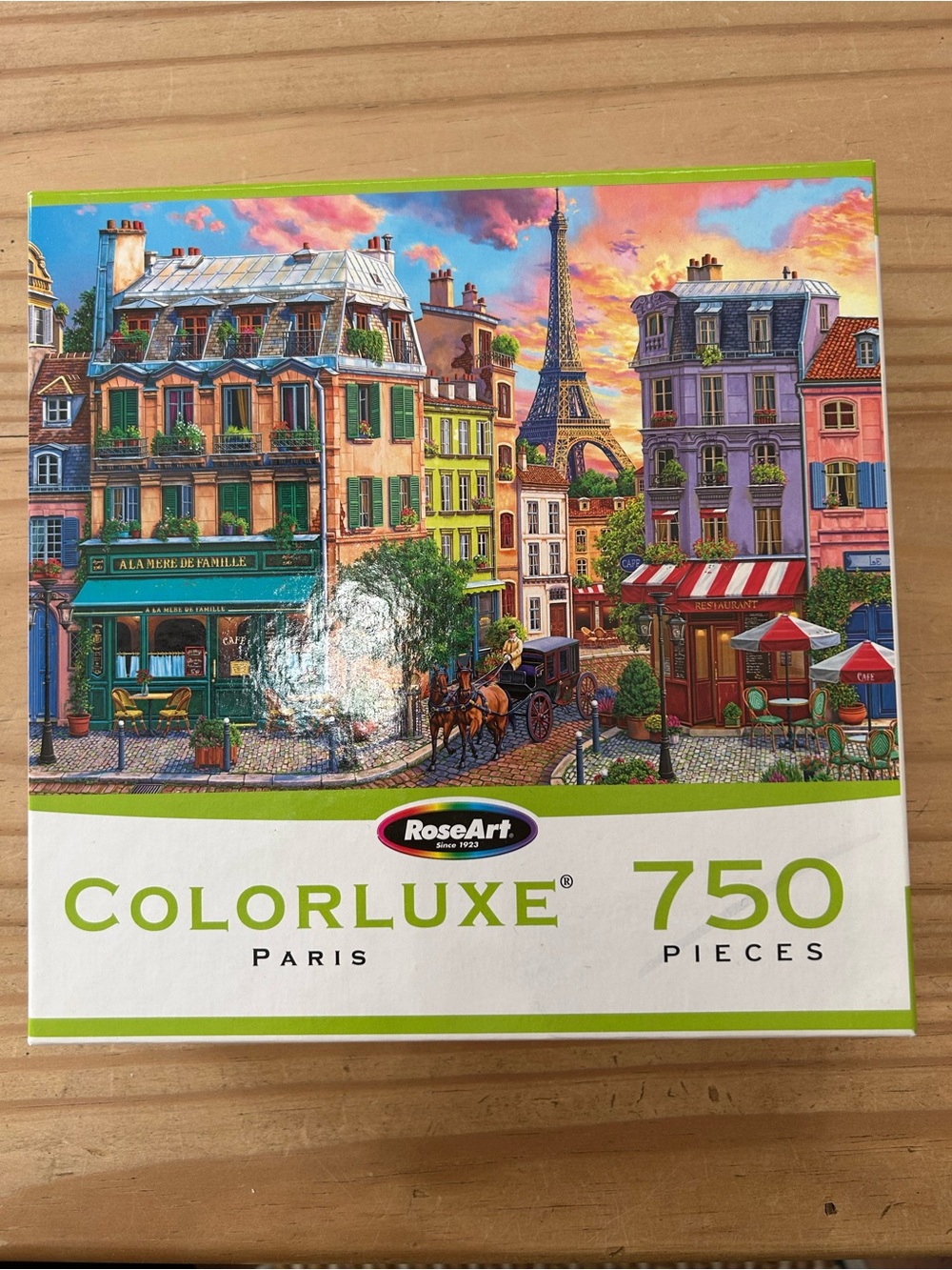 RoseArt ColorLuxe Paris 750-Piece Jigsaw Puzzle - Multicolor Cityscape